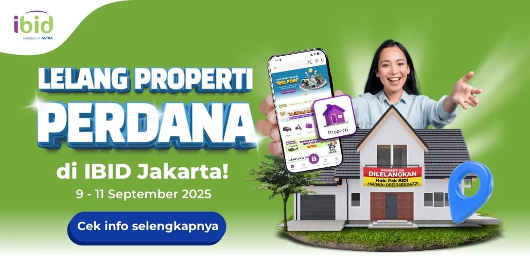Lelang Properti Perdana di IBID, Catat Tanggalnya