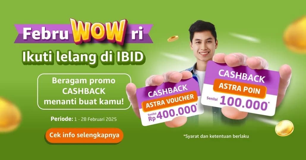 Promo Februwowri, Beli NPL IBID Dapat Cashback AstraPay