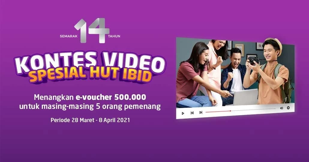 HUT IBID, Yuk Ikuti Kontes Video Berhadiah Ratusan Ribu